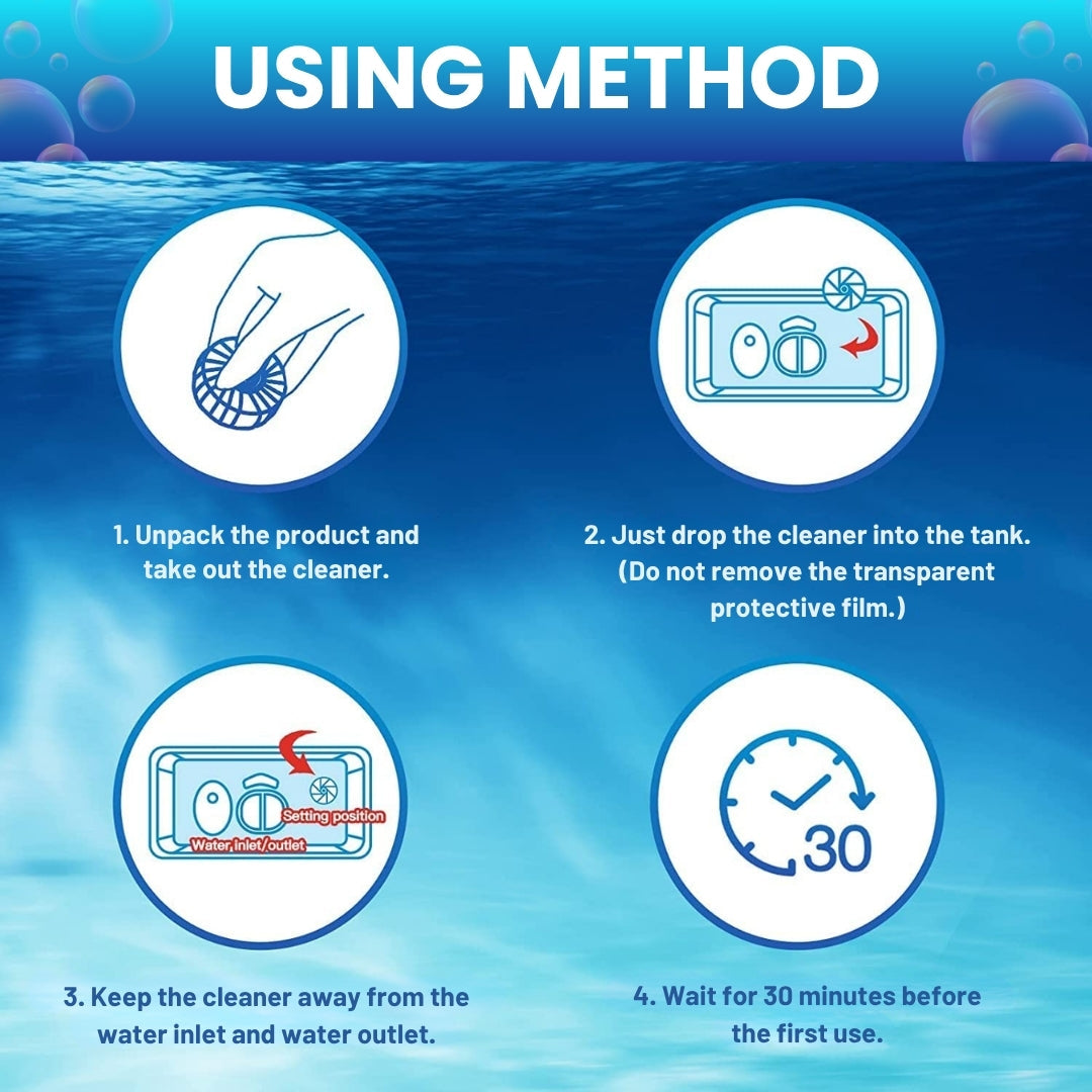 BlueBubble™ - Toilet Cleaning Tablet