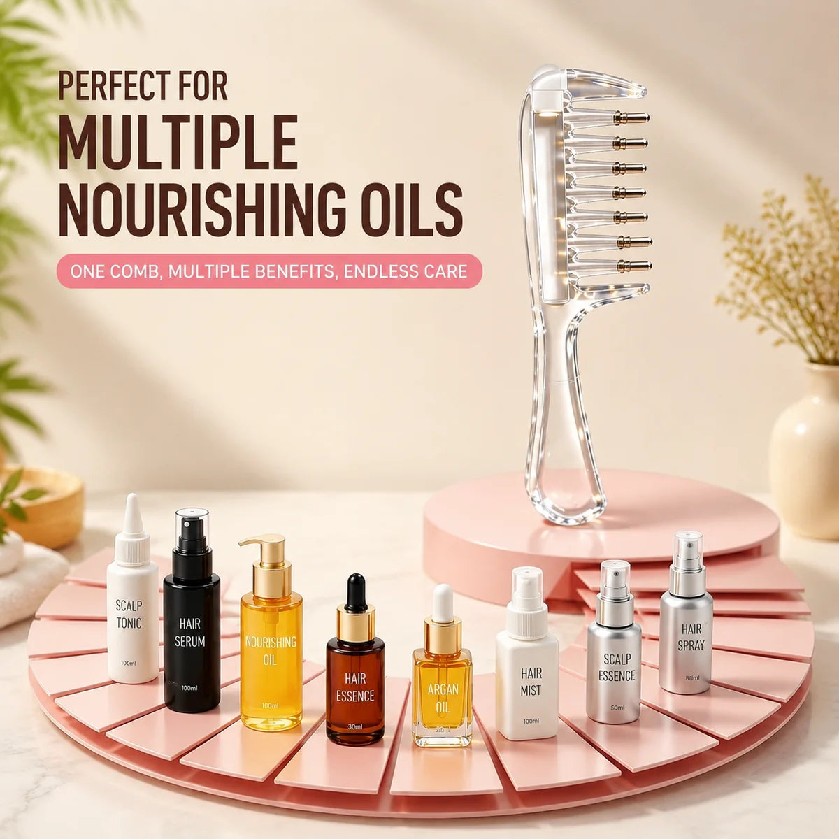SerumGlow™ Scalp Massage Comb