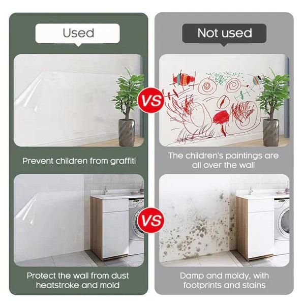 Self- Adhesive Transparent Electrostatic Wall Protection Film ( Buy 1 Get 1 Free )