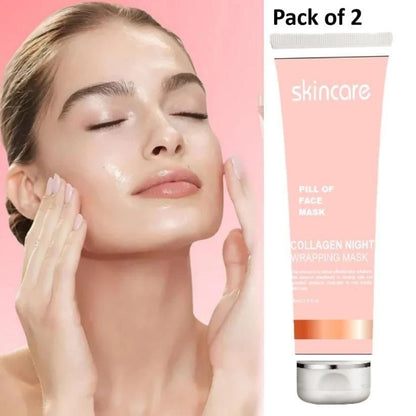 Auraglow™-Collagen Night Wrapping Peel Off Mask (Pack of 2)