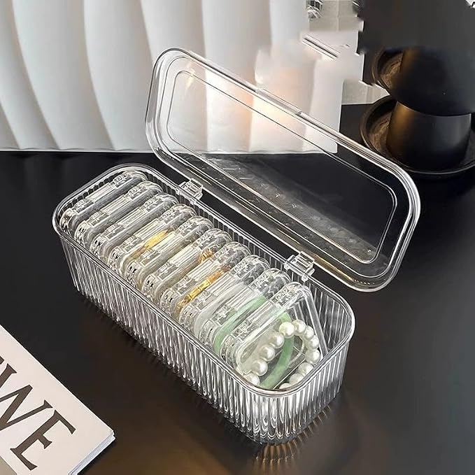 Acrylic Jewelry Organizer Box (Set of 10)