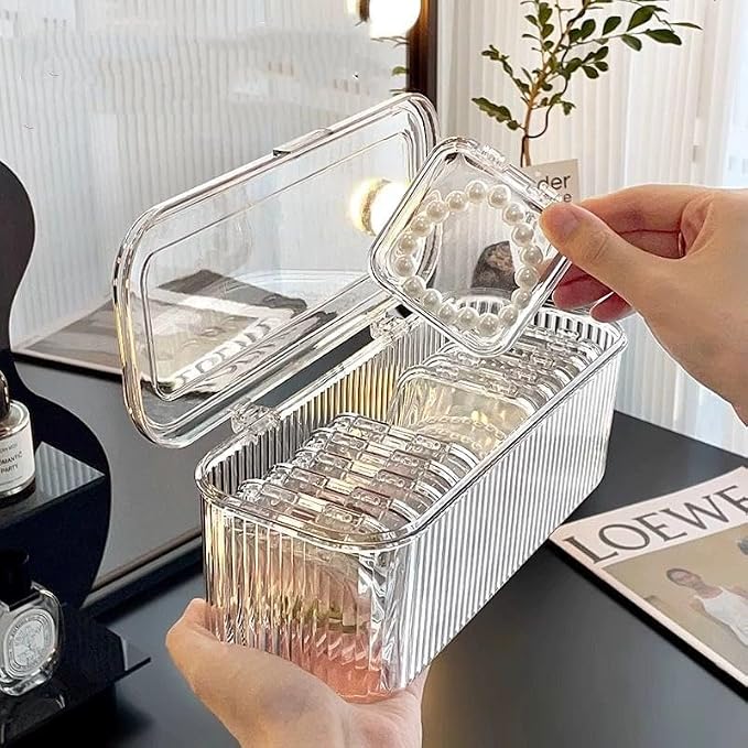 Acrylic Jewelry Organizer Box (Set of 10)