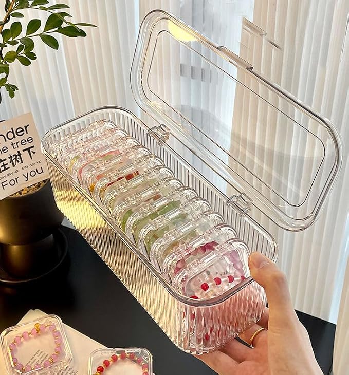 Acrylic Jewelry Organizer Box (Set of 10)