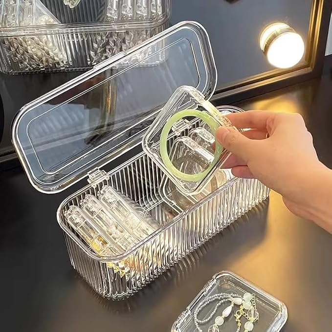 Acrylic Jewelry Organizer Box (Set of 10)