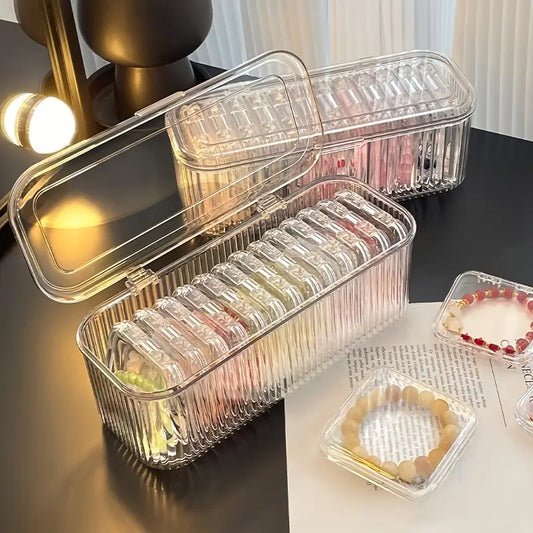 Acrylic Jewelry Organizer Box (Set of 10)