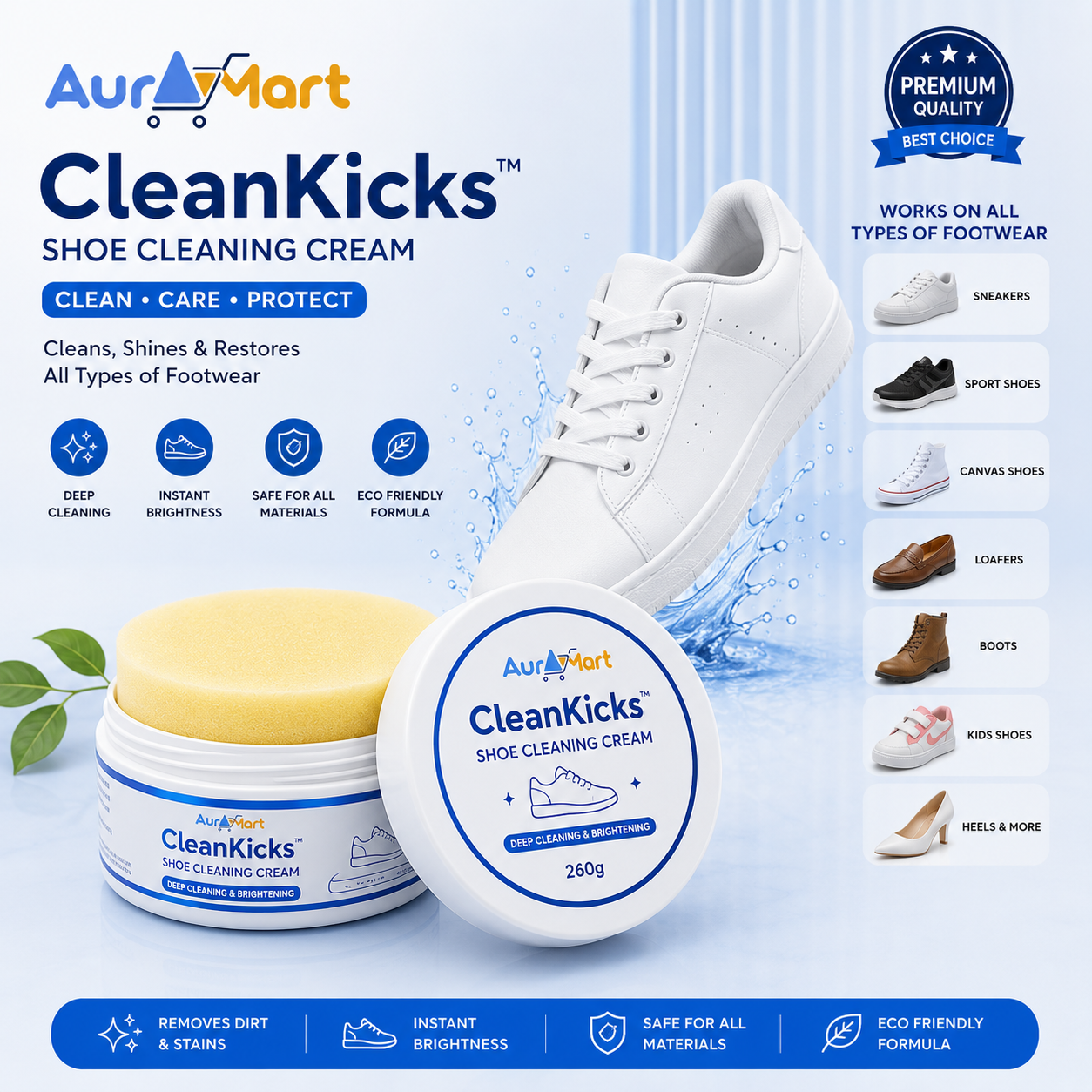 CleanKicks™ Shoe Cleaner Cream