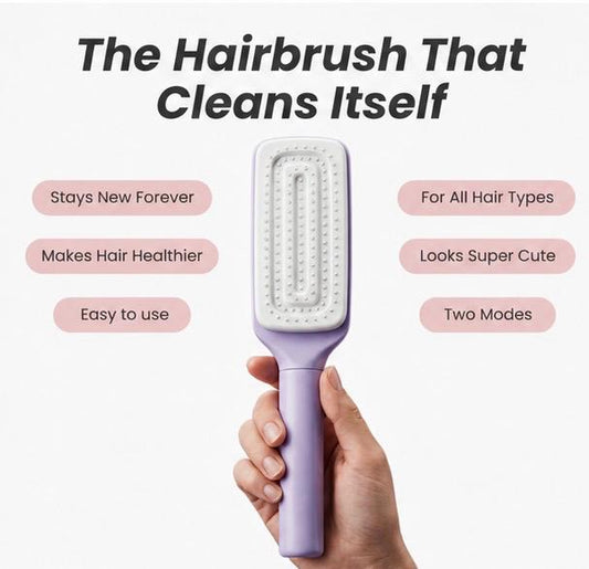 Self Cleaning Hairbrush