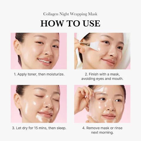 Auraglow™-Collagen Night Wrapping Peel Off Mask (Pack of 2)